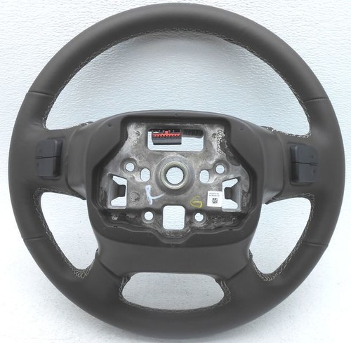 OEM Silverado Sierra 2500, 3500 Steering Wheel Cocoa Leather with Crash Alert - Picture 4 of 6