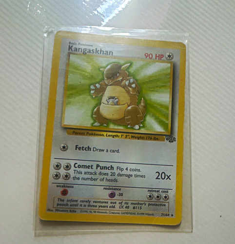 Pokemon TCG Kangaskhan 21/64 Jungle Regular Rare English 90 HP Basic Unlimited