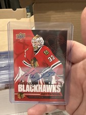 2025-26 Upper Deck Chicago Blackhawks Centennial Red Hot Scott Darling Auto