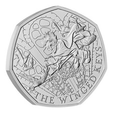 2024 Harry Potter The Winged Keys 50p Coin Fifty Pence - Available on eBay
