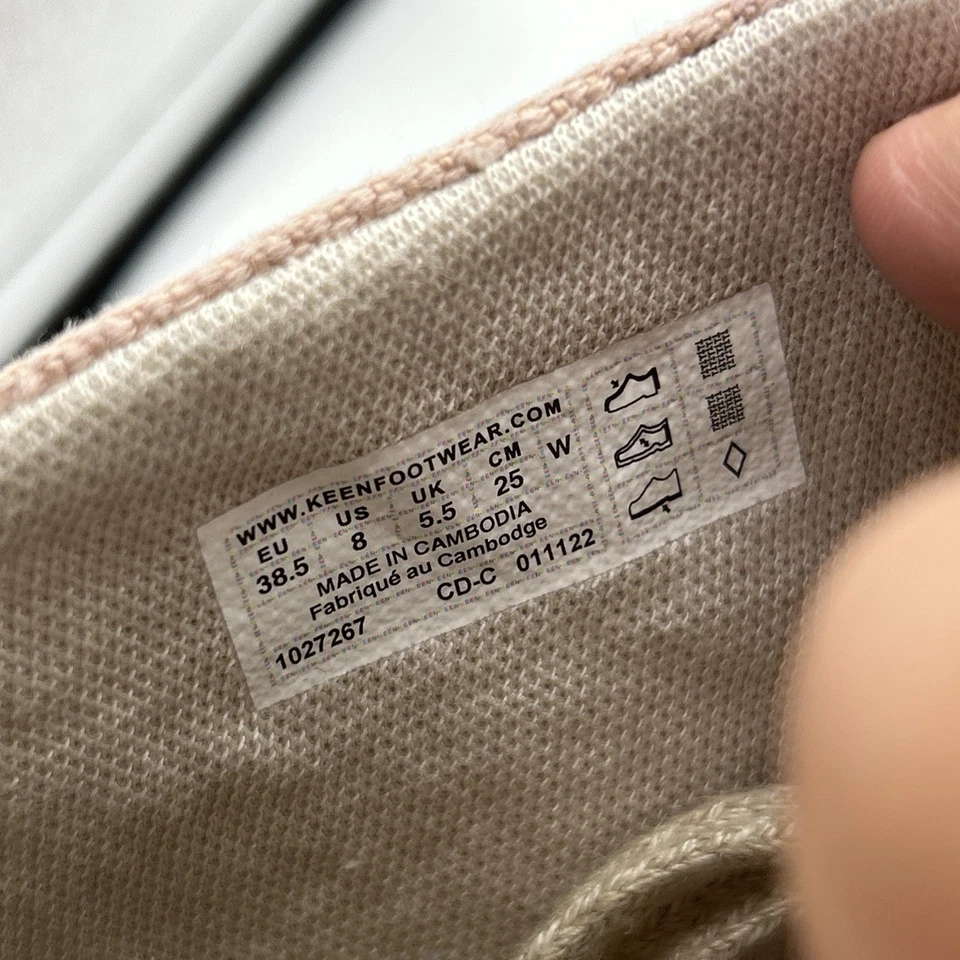 Botas Chukka Keen Mosey para Mujer 8 Rosa Rosa Cervatillo Abedul Lona Sin usar, en caja Puntera NUEVAS Foto 2 de 4