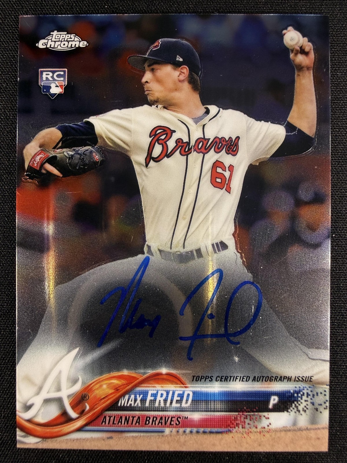 2018 Topps Chrome #RA-MF Max Fried Rookie Autographs