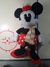 Gemmy Disney Christmas Minnie Mouse Santa 20" Holiday Greeter Red Skirt