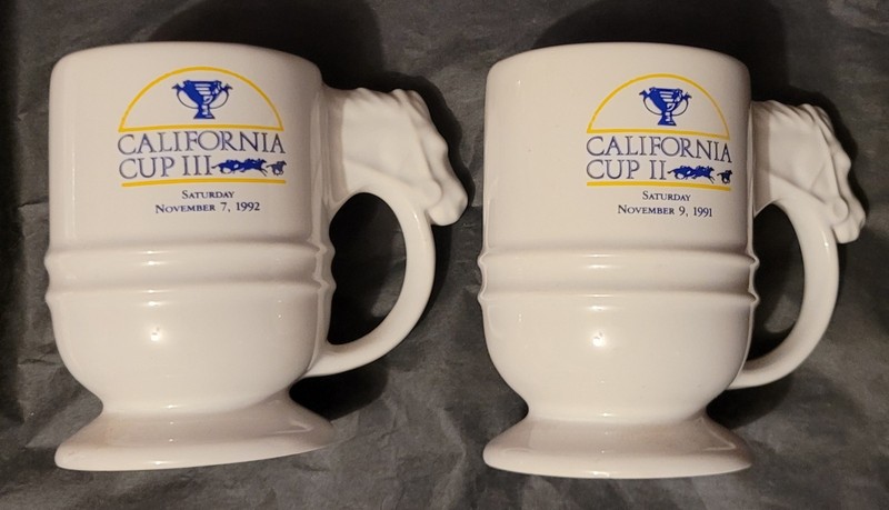 Collectible, Mug, Horse, Calif. CupII & III, 1991/1992. NIB