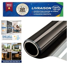 One Way Window Privacy Film Mirror Tint Black 17.5in X 6.5ft One Way Window Privacy Film Mirror Tint Black 17.5in X 6.5ft