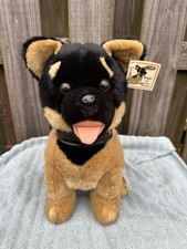 Vintage Rolph The German Shepherd Realistic Dog Plush Vintage With Tags