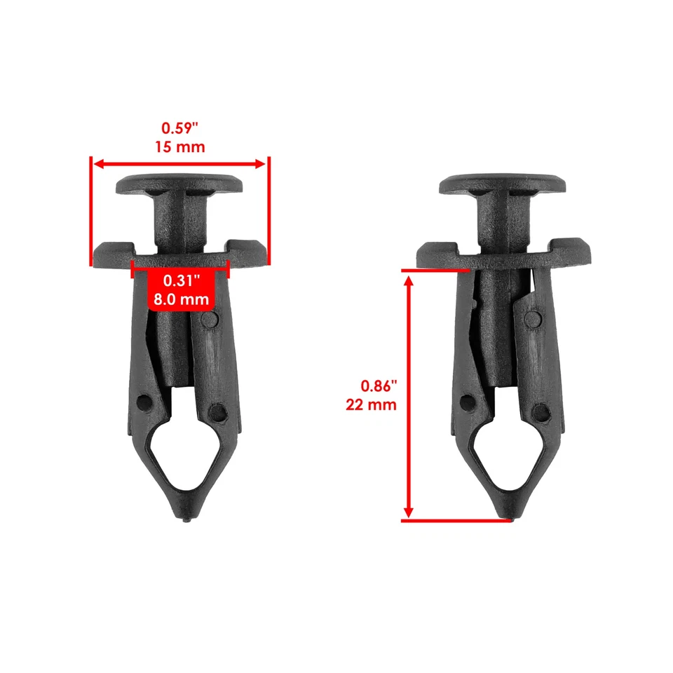 Ferramenta de rebite 100 Fender para Polaris RZR Ranger General Sportsman Scrambler 7661855 - Imagem 2 de 4