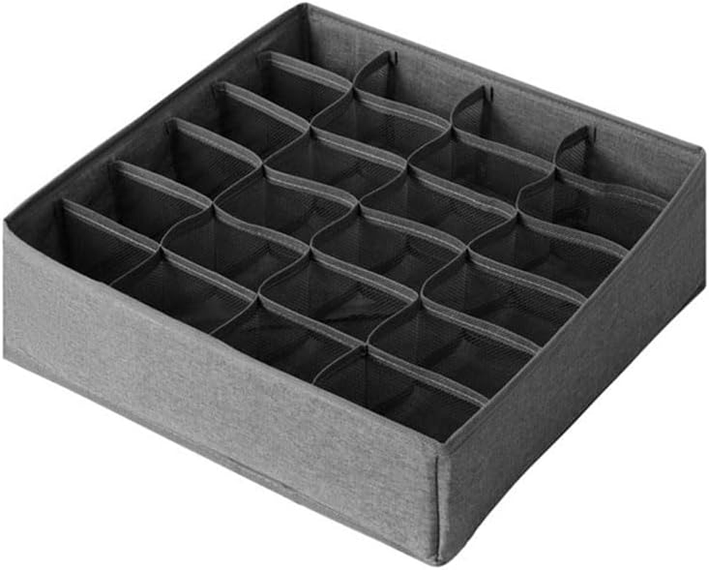 Underwear Organizer with Drawer Dividers, Foldable Fabric Dresser Closet Organiz-image