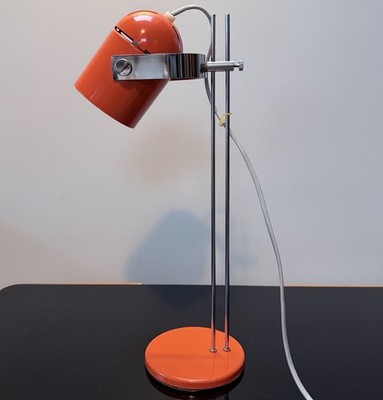 Orange Vintage verstellbare Tischlampe von Stanislav Indra, Tschechoslowakei 1970