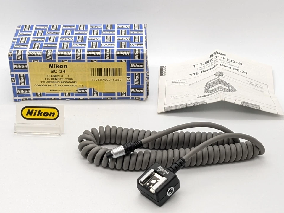 [Unused in Box] Nikon SC-24 TTL Remote Sync Cord Cable for Speedlight from Japan - Image 2 of 4