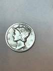 1925-P Mercury 90% Silver Dime-VG Condition