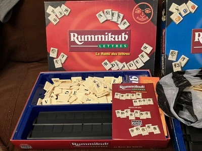 JEU DE SOCIETE : Ancien RUMMIKUB LETTRES complet - Photo 1/2