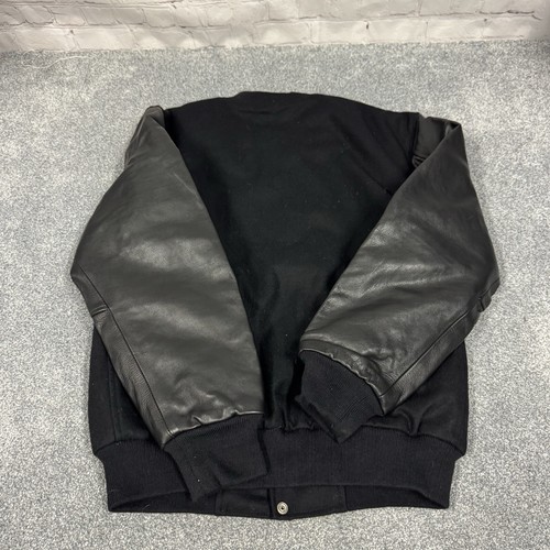 Sly Stallone Store Rocky Black Varsity Rocky Balboa Jacket M B40 - Picture 4 of 8