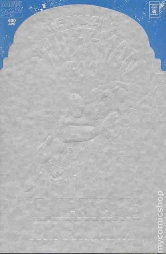 Amazing Spider-Man #400A Embossed Gray FN 1995 Stock Image