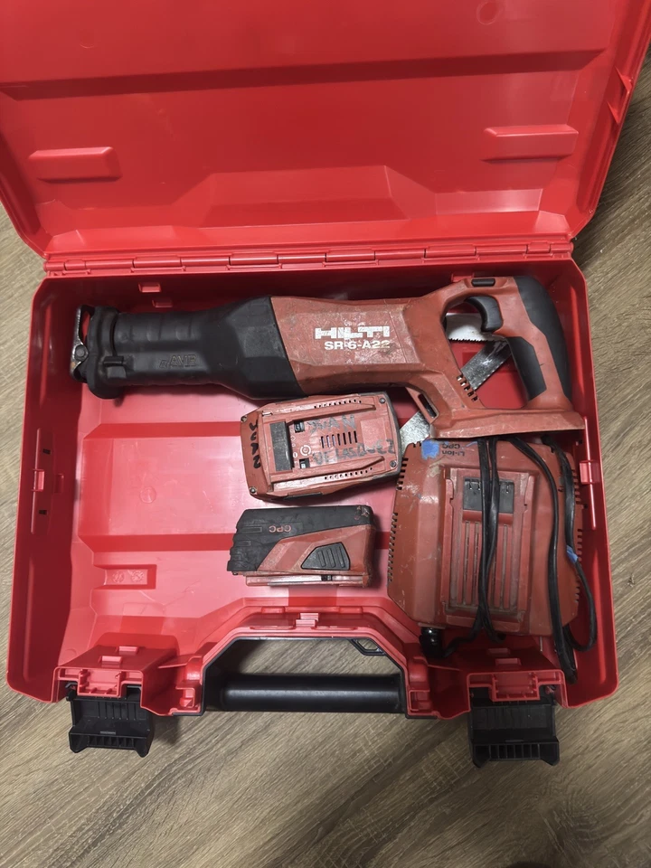 Sierra recíproca inalámbrica Hilti SR 6-A22 con batería probada Foto 4 de 4