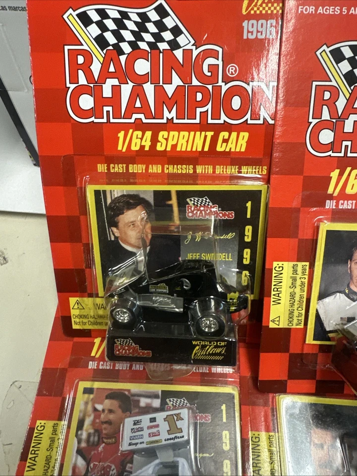 Racing Champions World of Outlaws 1/64 Diecast Sprint Cars Lote de 9 Cardados Foto 4 de 4