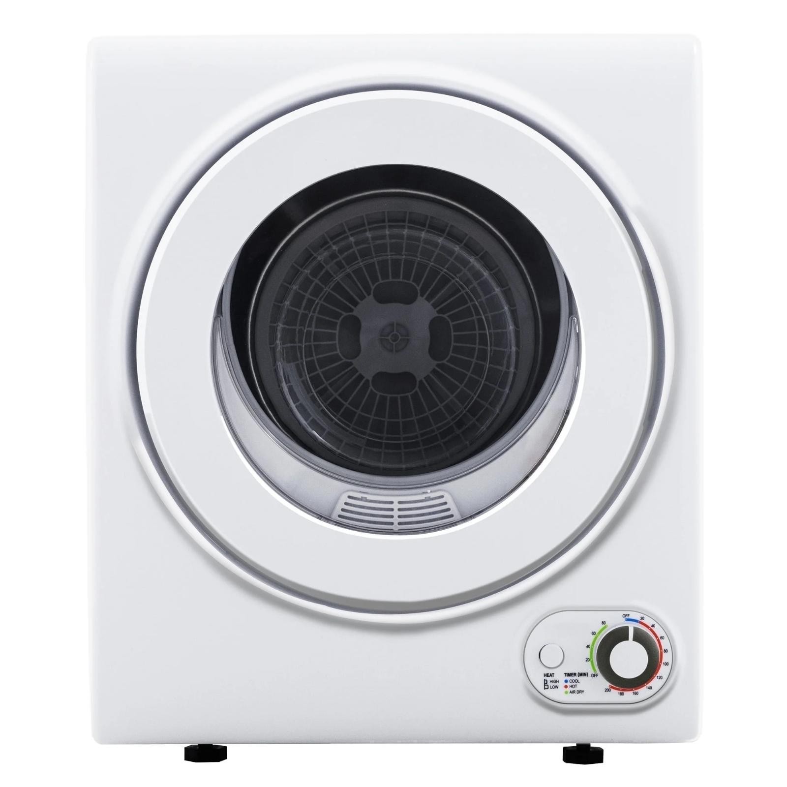 1.6 Cu Ft Clothes Dryer Mini Electric Portable Compact Vented