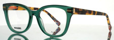 MISSONI MIS0071 P8J Dark Green Havana Womens Semi Cat Eye Eyeglasses 51-18-145