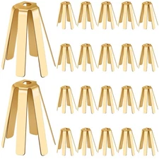 20 Pcs 6 Legs Universal Brass Golf Shaft Adapter Shims as shown in the figure