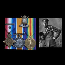 6th Dragoon Guards (Carabiniers) attd 1st Life Guards 1914 Star WW1 Medal Trio