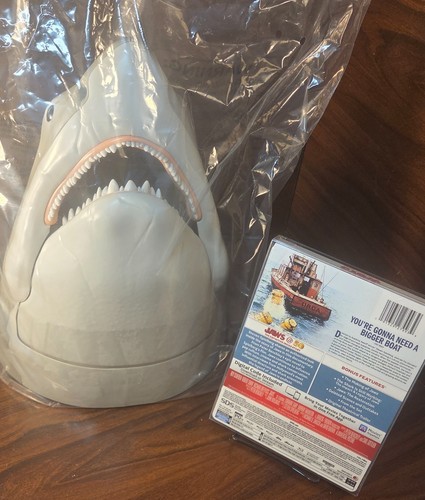Jaws 50th Anniversary 4K Steelbook + Bucket NEW-w/PROTECTIVE SLEEVE-Free S&H! - Picture 6 of 6