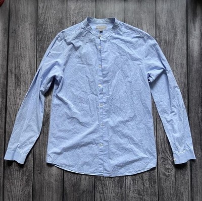 Men COS Shirt Blue Cotton 36 / S / 44 #6PAW