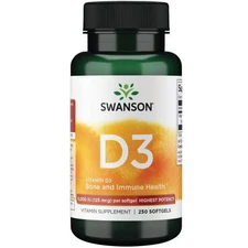 Vitamin D3 5000IU 250 Softgels SWANSON
