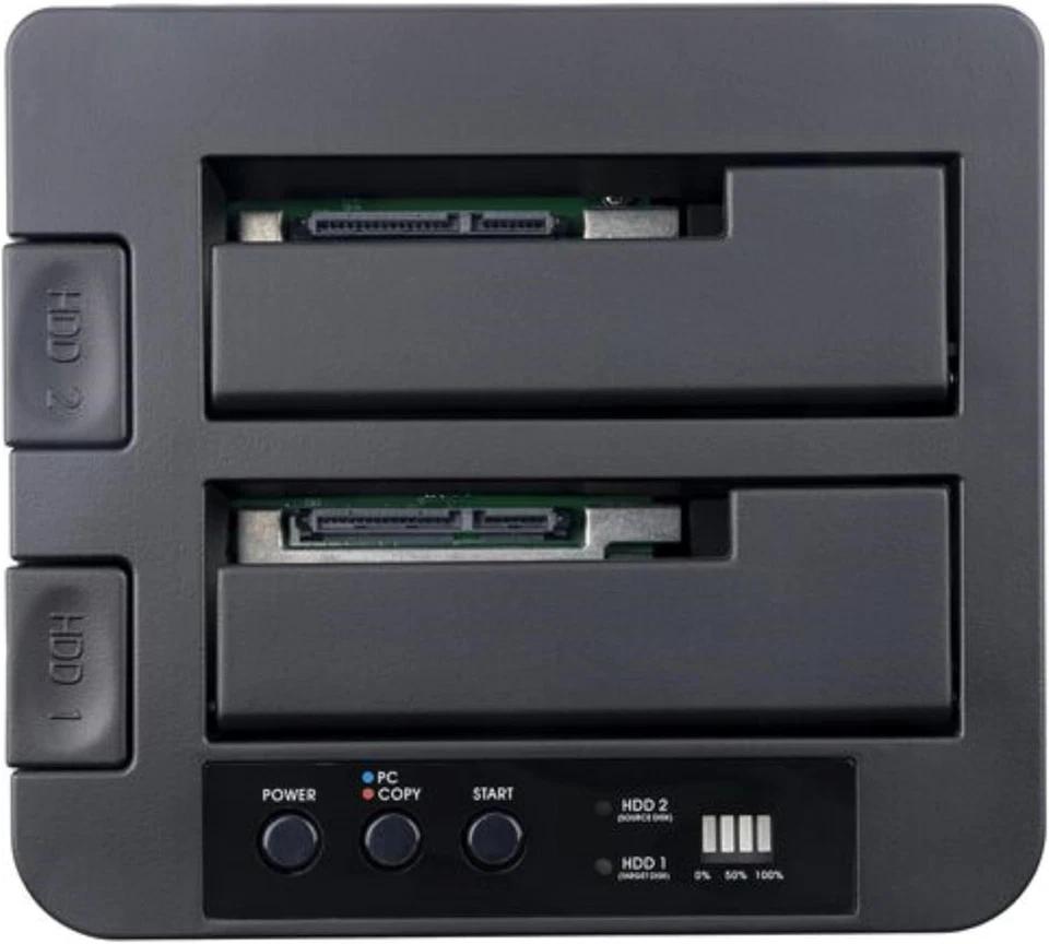 com Dual-Bay USB 3.0 to SATA and IDE Hard Drive Docking Station, USB Hard Dri... - Image 4 of 4