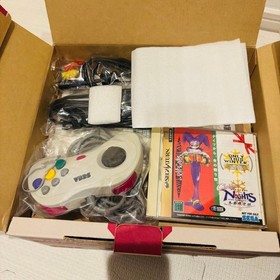 Sega Saturn HST-0014 Console Boxed Manual NiGHTS Winter Edition