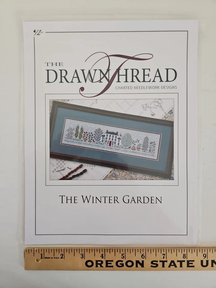 The Drawn Thread THE WINTER GARDEN Seasonal Counted Cross Stitch Pattern  - Image 2 of 3