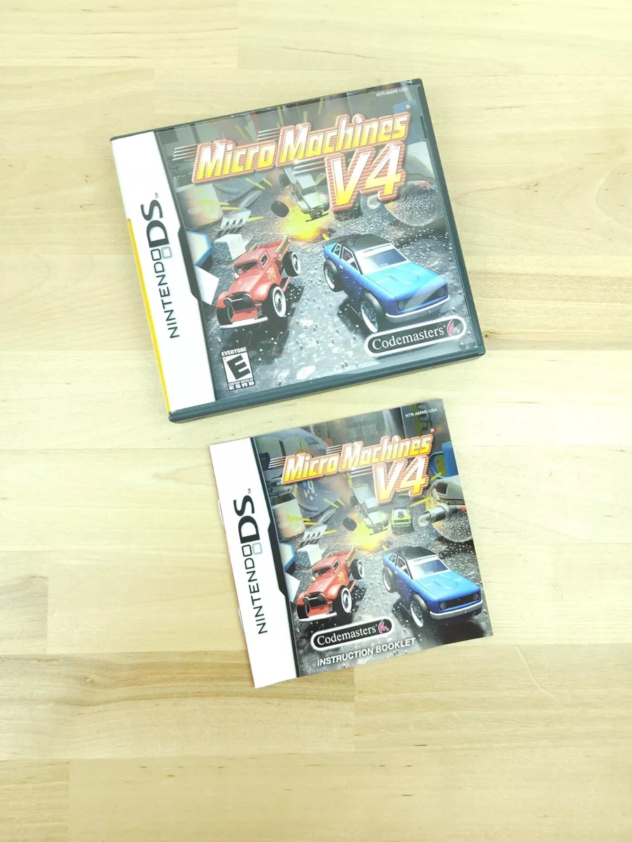 Nintendo DS Micro Machines V4 Case Manual ONLY NO GAME eBay