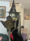 Spirit Halloween Spell Speaking Witch retired Halloween Animatronic prop no box — photo 7