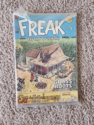 The Fabulous Furry Freak Brothers in ''Grass Roots'' No. 5 1977 First Printing