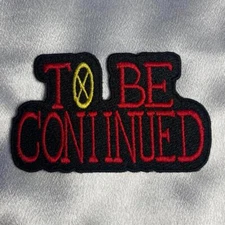 To Be Continued One Piece Anime Iron On Embroidery Patch