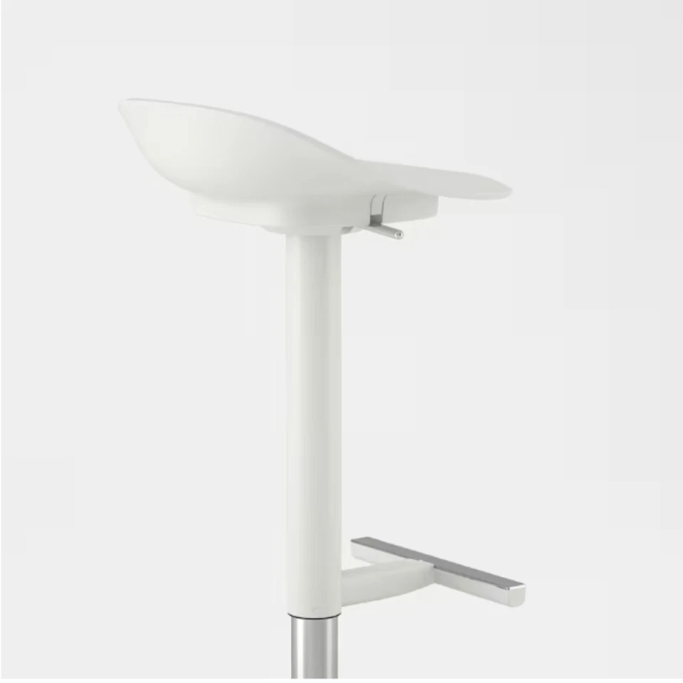 NUEVO Taburete de Bar IKEA JANINGE, Blanco, 29 7/8" Envío Gratis Taburete de Bar Foto 4 de 4