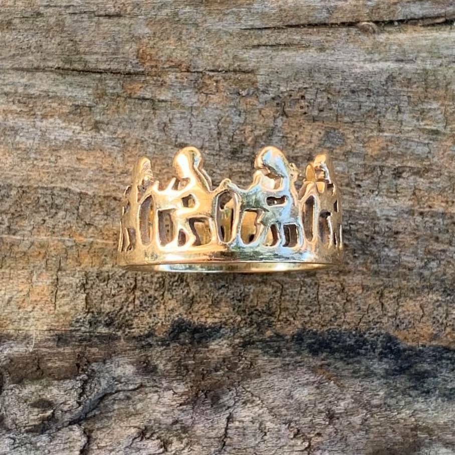 James Avery Student at Desk Ring Teacher Children Ret… Gem