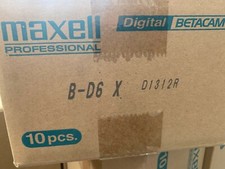 10 X MAXELL Digital BETACAM Tapes D6 B-D6