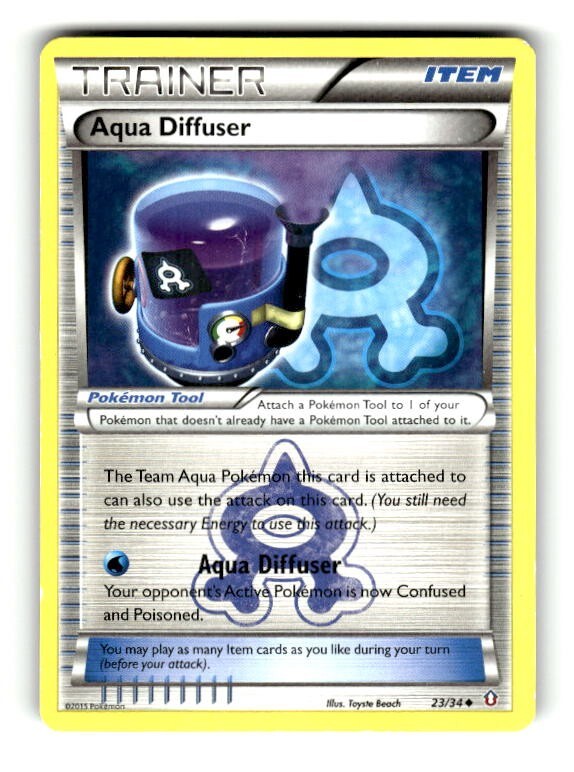 Pokemon Double Crisis Aqua Diffuser 23/34 LP