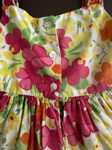 Marmellata Blumenkleid Kleinkind Mädchen Kinder, grün pink bunt, 3T US - Bild 3 von 7