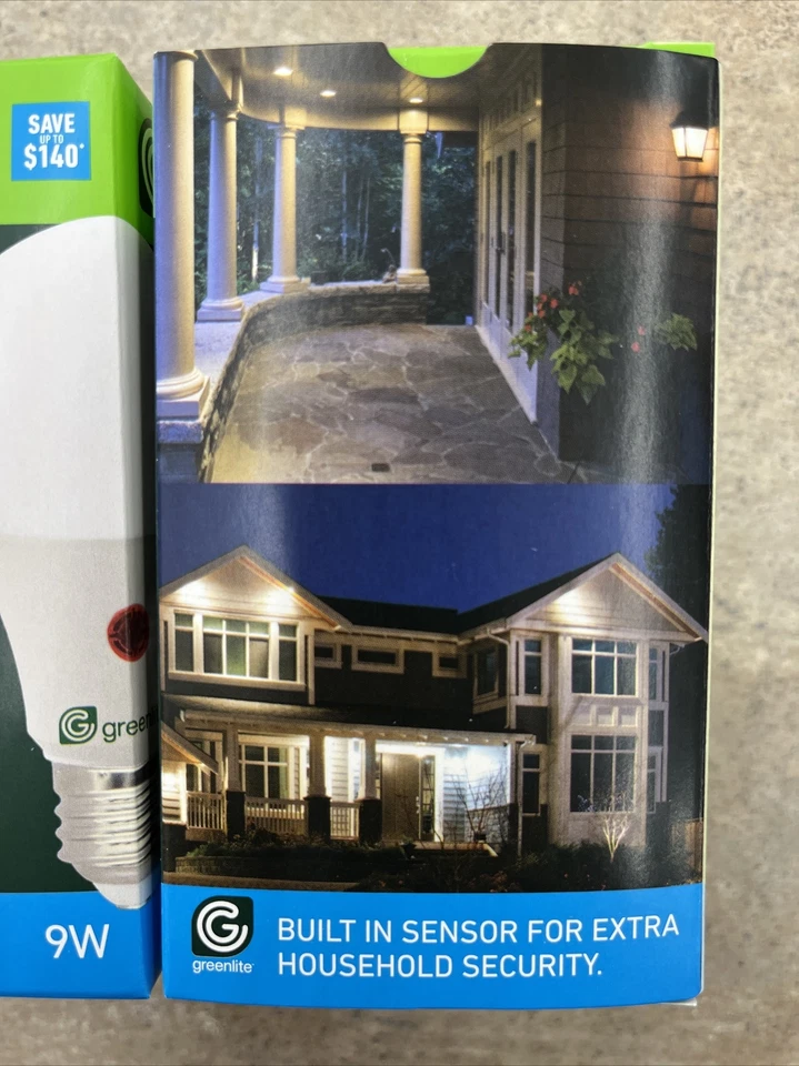 2 Greenlite Dusk to Dawn 9w LED Indoor/Outdoor Auto On/Off Light 800 lumens - Image 2 of 4