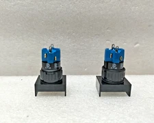 EAO 51-121-025 PUSH BUTTON SWITCH 5A 250V - LOT OF 2 PCS