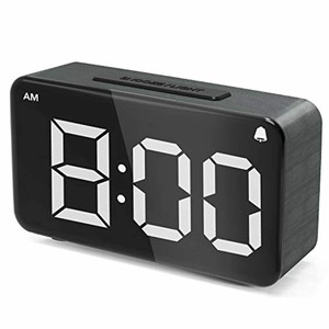 reloj despertador puerto usb cargador celular telefono movil alarma puerto  usb | eBay