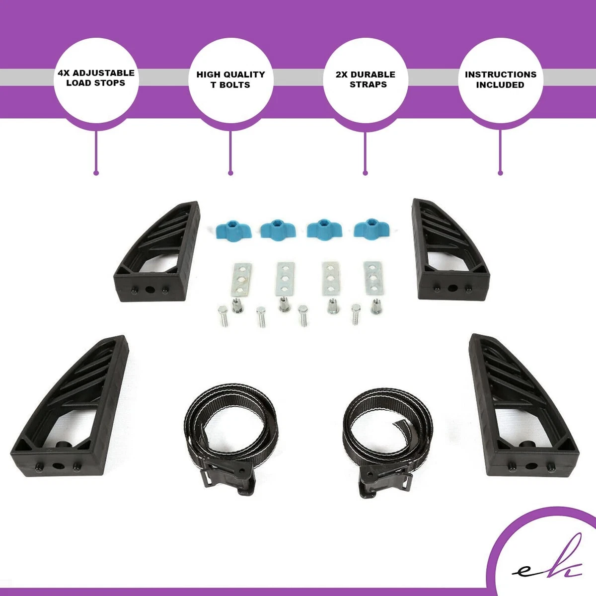 Roof bar load stops sale