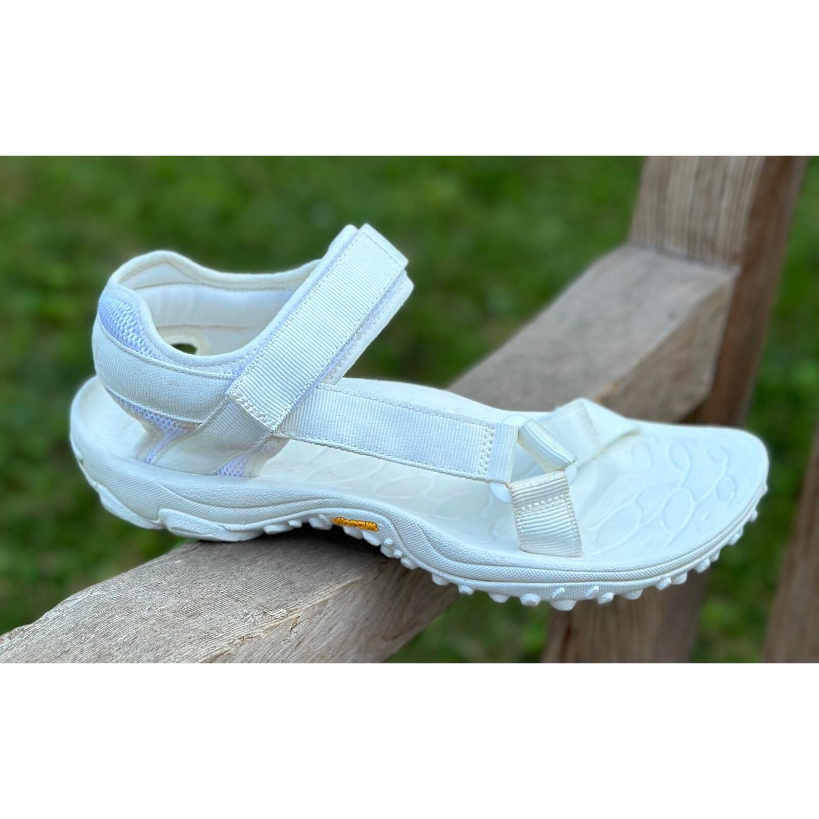 Merrell Sandali bianchi Vibram Kahuna Web da donna taglia 9 o 40 (S1974)