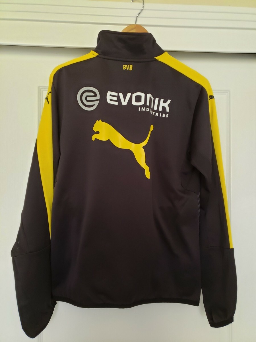 PUMA Borussia Dortmund BVB 1/4 Zip Training Top with EVONIX