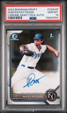 2022 Bowman Draft Chrome #CDA-HP Hunter Patteson - Draft Pick Autograph - PSA 10
