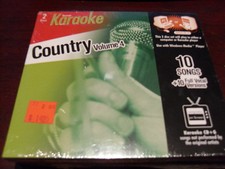 KEYNOTE KARAOKE DISC CD G 808 COUNTRY VOL 4 2CDG SET 10 TRACKS