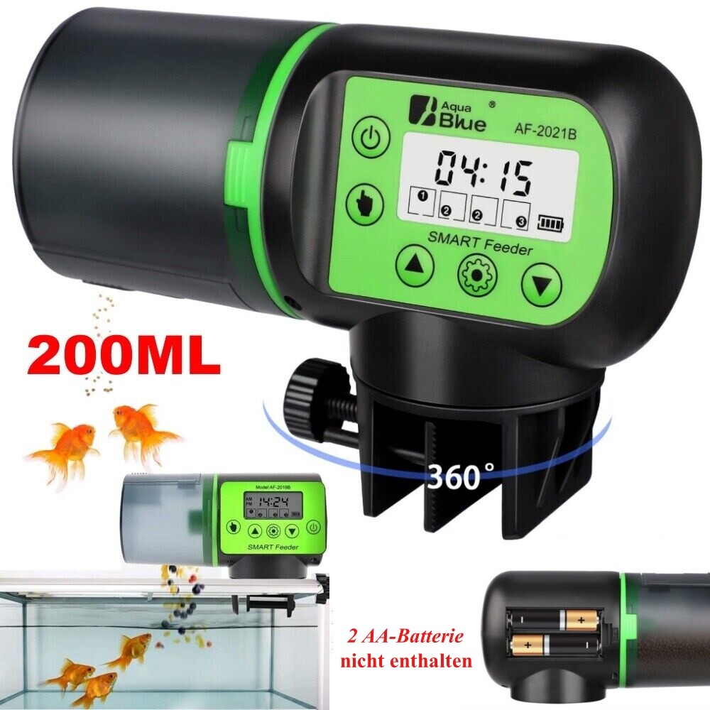 Mangiatoia automatica per pesci con timer