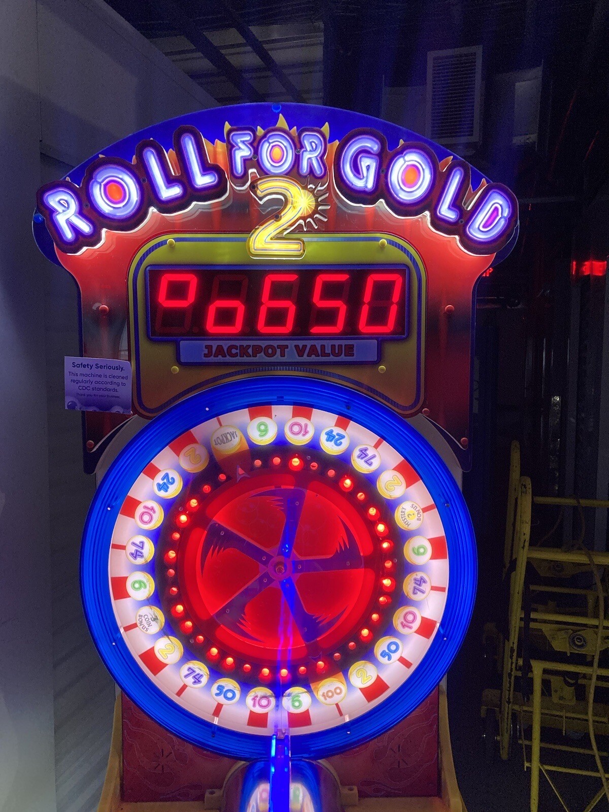 Roll For Gold 2 Redemption Arcade Game! Shipping Available! eBay