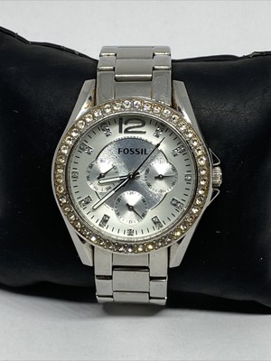 Fossil Riley ES3202 Womens Silver 